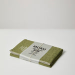 cotton sports towel in olive green – Ottoloom Moku