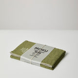 cotton sports towel in olive green – Ottoloom Moku