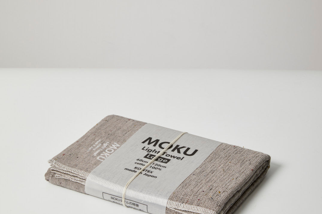 cotton sports towel in grey – Ottoloom Moku sports towel