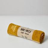 cotton sports towel in yellow – Ottoloom Moku sports towel