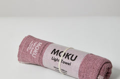 cotton sports towel in pink – Ottoloom Moku